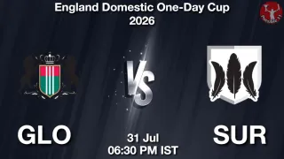 GLO vs SUR - England Domestic