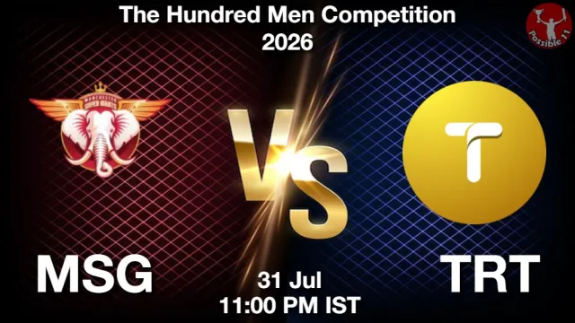 MSG vs TRT Match Previews and Cricket Tips