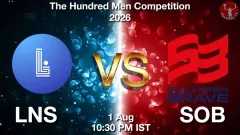 LNS vs SOB Match Preview, Picture