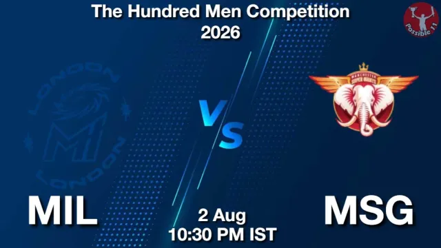 MIL vs MSG Match Previews and Cricket Tips