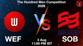 WEF vs SOB WEF vs SOB - The Hundred