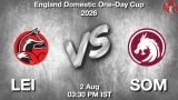 LEI vs SOM Dream11 Prediction, Preview & Updates - <small>Sun, 02 Aug 03:30 PM IST</small>
