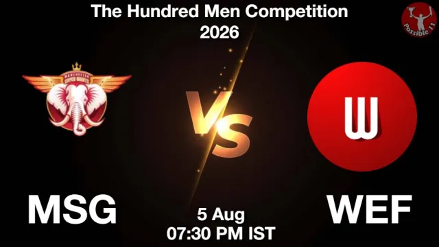 MSG vs WEF Match Previews and Cricket Tips