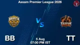 BB vs TT Dream11 Prediction, Preview & Updates - <small>Wed, 05 Aug 07:00 PM IST</small>