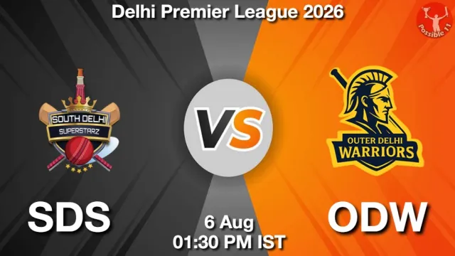 SDS vs ODW Match Previews and Cricket Tips