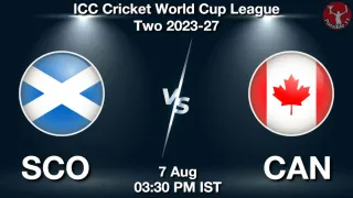 SCO vs CAN SCO vs CAN - ICC Cricket