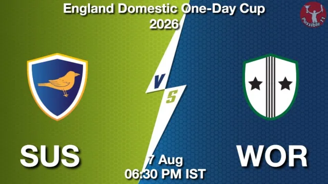 SUS vs WOR Match Previews and Cricket Tips