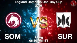 SOM vs SUR - England Domestic