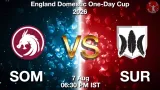 SOM vs SUR Dream11 Prediction, Preview & Updates - <small>Fri, 07 Aug 06:30 PM IST</small>