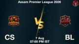 CS vs BL Dream11 Prediction, Preview & Updates - <small>Fri, 07 Aug 07:00 PM IST</small>