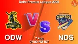 ODW vs NDS Dream11 Prediction, Preview & Updates - <small>Fri, 07 Aug 07:00 PM IST</small>