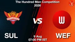 SUL vs WEF Match Preview, Picture