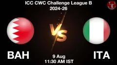 BAH vs ITA Match Preview, Picture