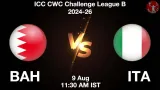 BAH vs ITA Dream11 Prediction, Preview & Updates - <small>Sun, 09 Aug 11:30 AM IST</small>