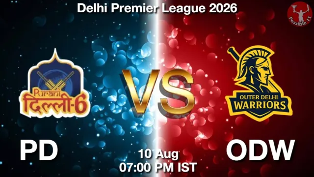 PD vs ODW Match Previews and Cricket Tips