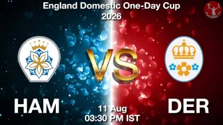 HAM vs DER HAM vs DER - England Domestic