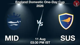 MID vs SUS - England Domestic