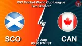 SCO vs CAN Dream11 Prediction, Preview & Updates - <small>Thu, 13 Aug 03:30 PM IST</small>