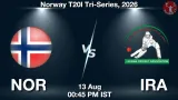 NOR vs IRA Dream11 Prediction, Preview & Updates - <small>Thu, 13 Aug 12:45 PM IST</small>