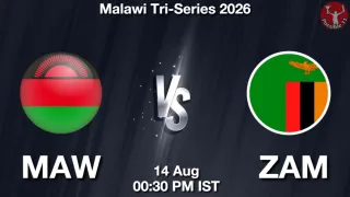 MAW vs ZAM - Malawi Tri-Series