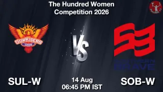 SUL-W vs SOB-W SUL-W vs SOB-W - The Hundred