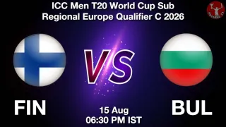 FIN vs BUL FIN vs BUL - ICC Men