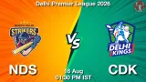 NDS vs CDK Dream11 Prediction, Preview & Updates - <small>Sun, 16 Aug 01:30 PM IST</small>
