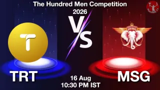 TRT vs MSG TRT vs MSG - The Hundred