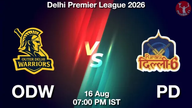 ODW vs PD Match Previews and Cricket Tips