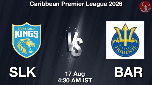 SLK vs BAR Match Previews and Cricket Tips