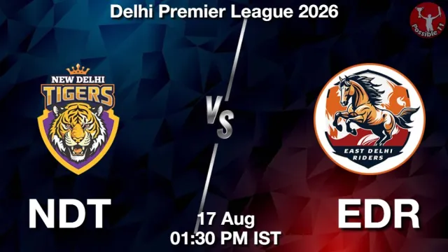 NDT vs EDR Match Previews and Cricket Tips