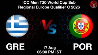 GRE vs POR - ICC Men