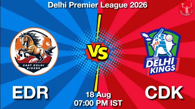 EDR vs CDK Match Previews and Cricket Tips
