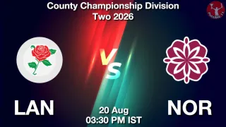 LAN vs NOR - County Championship
