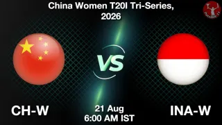 CH-W vs INA-W - China Women