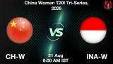CH-W vs INA-W Dream11 Prediction - <small>Fri, 21 Aug 06:00 AM IST</small>