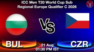 BUL vs CZR BUL vs CZR - ICC Men