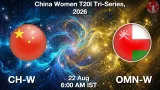 CH-W vs OMN-W Dream11 Prediction - <small>Sat, 22 Aug 06:00 AM IST</small>