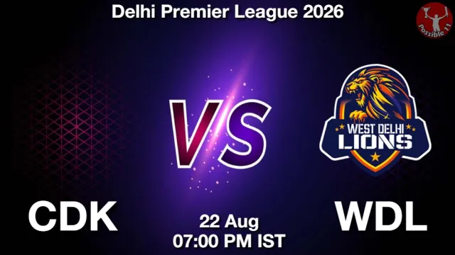 CDK vs WDL Match Previews and Cricket Tips