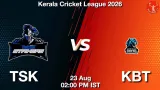 TSK vs KBT Dream11 Prediction, Preview & Updates - <small>Sun, 23 Aug 02:00 PM IST</small>