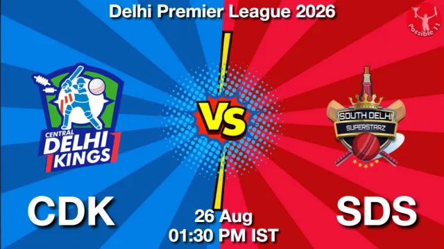 CDK vs SDS ड्रीम11 भविष्यवाणी, फैंटेसी क्रिकेट टीम - 26 अगस्त 2026