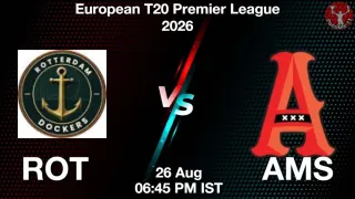 ROT vs AMS - European T20