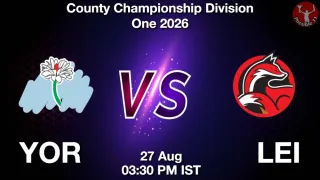 YOR vs LEI - County Championship