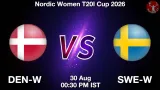 DEN-W vs SWE-W Dream11 Prediction - <small>Sun, 30 Aug 12:30 PM IST</small>