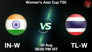 IN-W vs TL-W - Women Asia