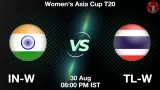 IN-W vs TL-W Dream11 Prediction - <small>Sun, 30 Aug 08:00 PM IST</small>