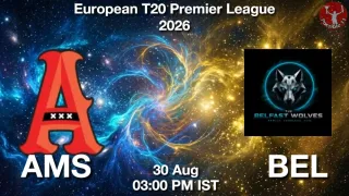 AMS vs BEL AMS vs BEL - European T20
