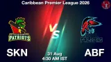 SKN vs ABF Dream11 Prediction, Preview & Updates - <small>Mon, 31 Aug 04:30 AM IST</small>