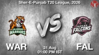 WAR vs FAL - Sher-E-Punjab T20