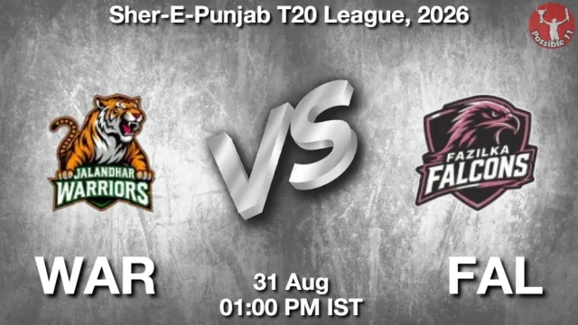 WAR vs FAL Match Previews and Cricket Tips